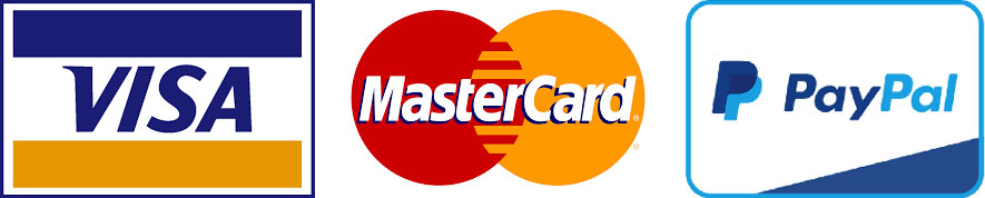 visa, mastercard and paypal logo